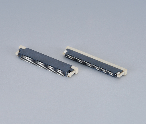 0.5mm间距 FPC连接器 卧贴 抽屉式 上接