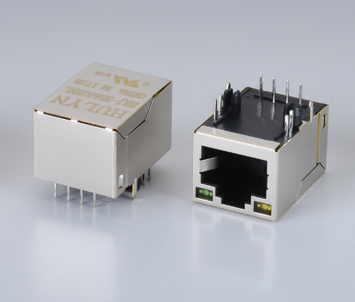 RJ45连接器-Jack 8P8C 带灯