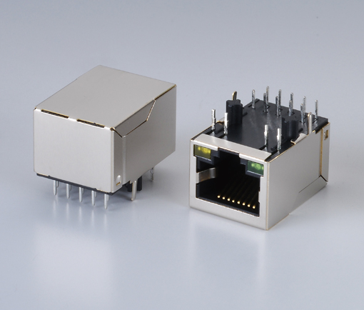 RJ45连接器-Jack 8P8C 带灯