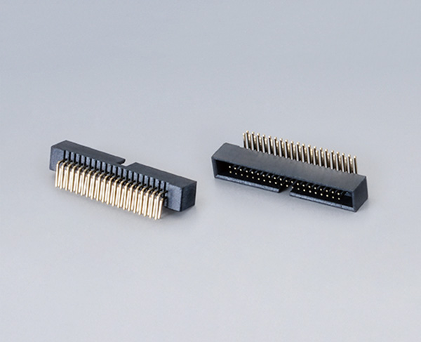 1.27mm间距简牛连接器-1.27x5.40 双排90°