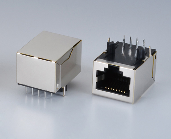 RJ45连接器-JACK 8P8C 90°